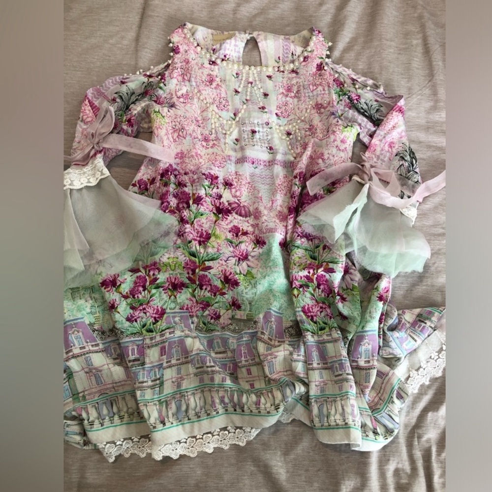 Farah Talib Aziz Printed Tunic - Picture 4 of 8
